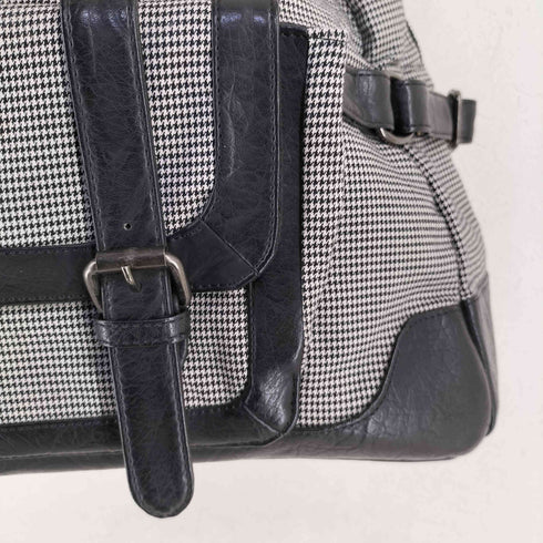 segment rupert  千鳥格子柄レザー切替トートバック y2k  メンズ